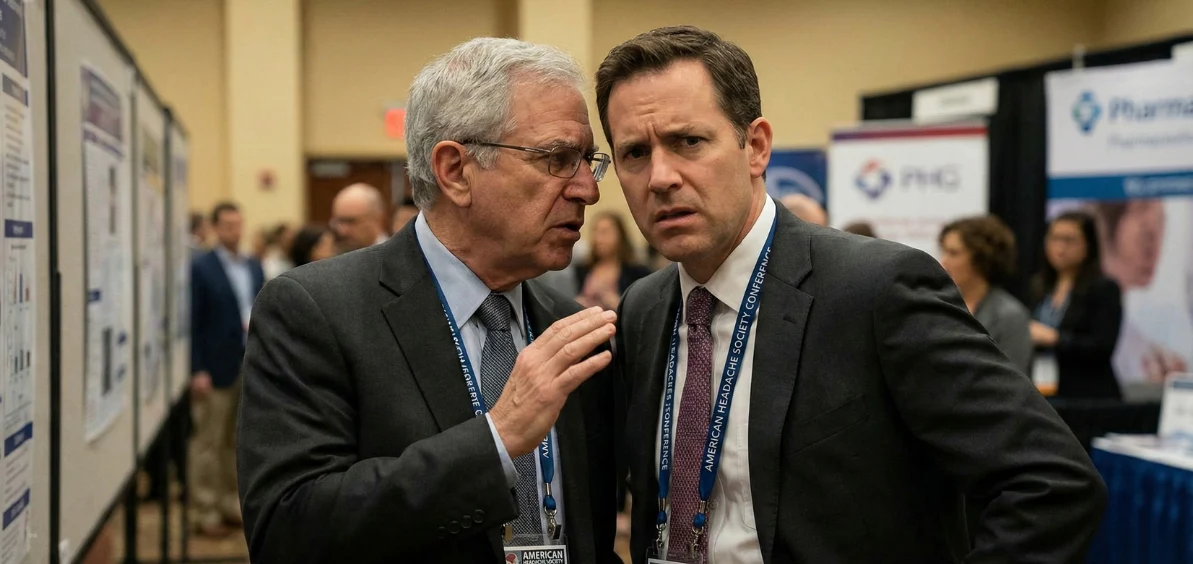 Médicos em conferência médica discutindo